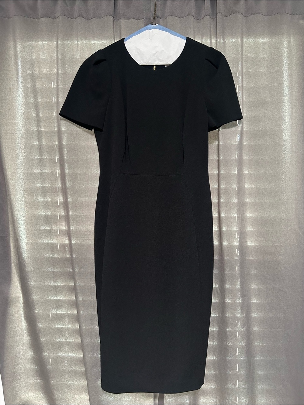 Calvin Klein Black Midi Sheath Dress
